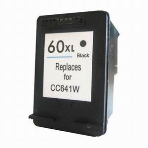 HP 60XL High Yeild (2X More) Black Remanufactured Ink Cartridge